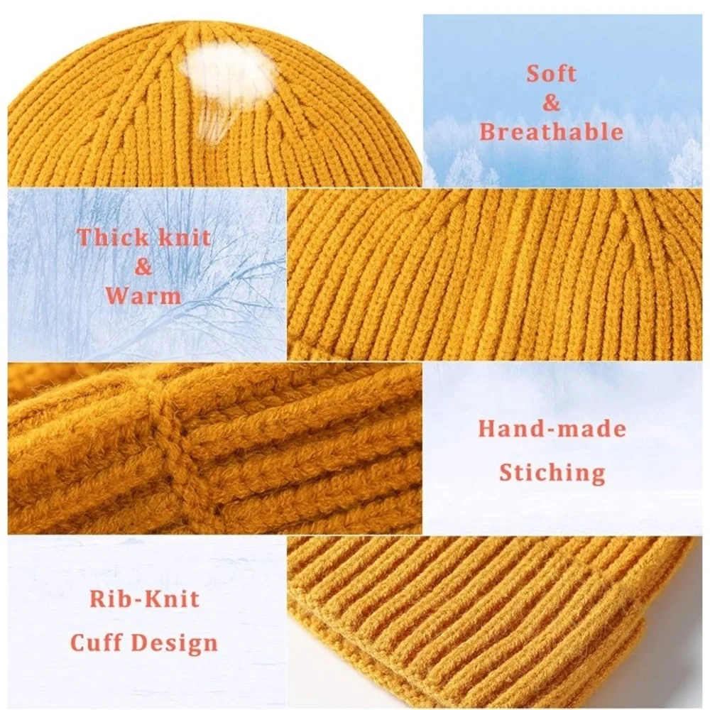 Wool Watch Fisherman Beanie Cap